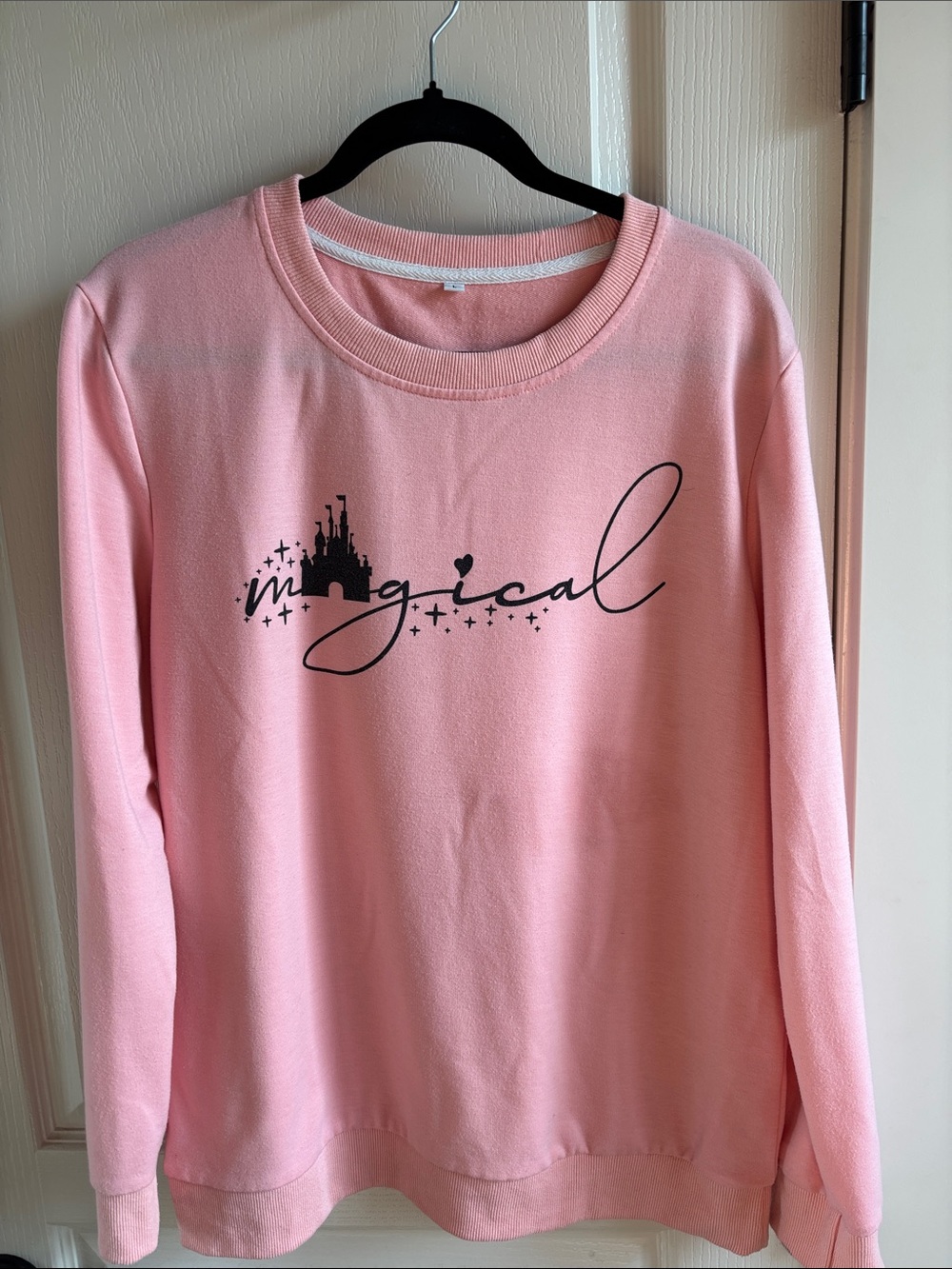 Disney Pink "Magical" Crewneck Sweatshirt